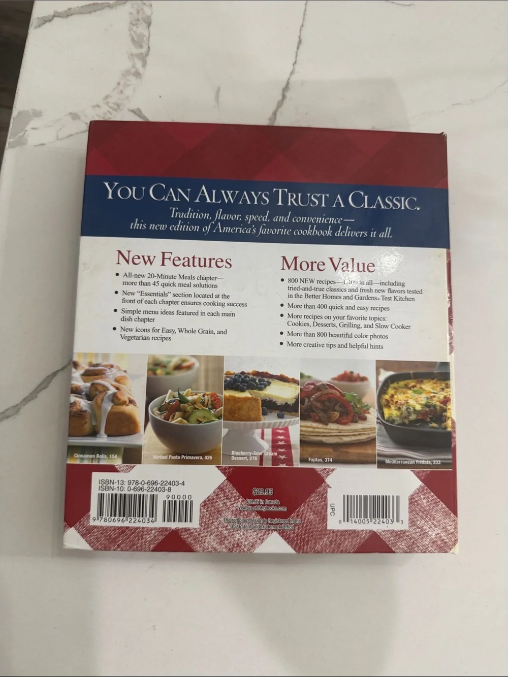 Better Homes And Gardens Cook Book - Red and Blue Cover